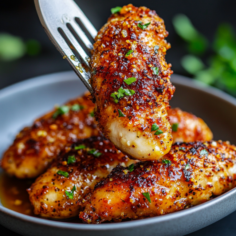 Air Fryer Honey Butter Garlic Chicken Tenders